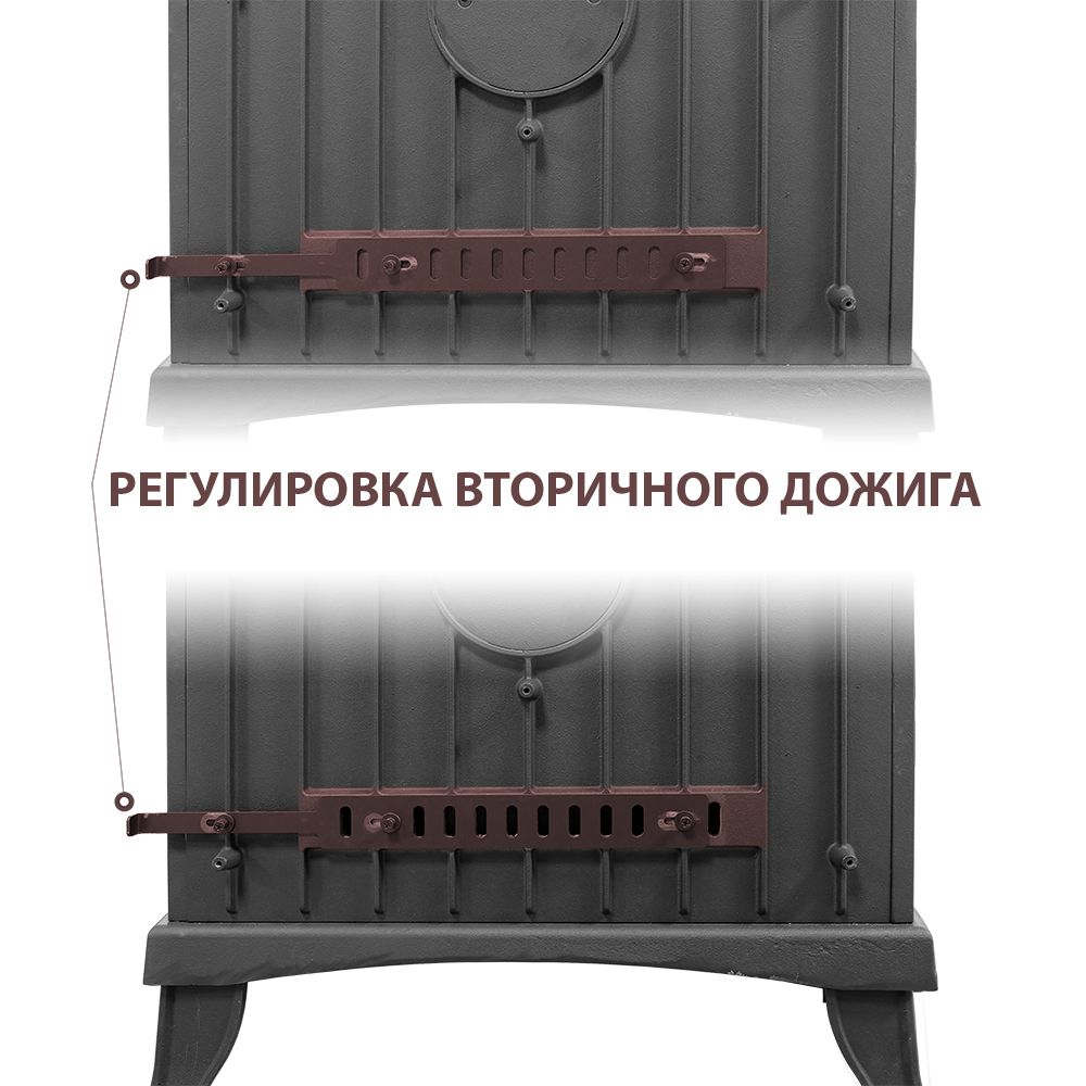Печь-камин Везувий KZ-14 "Антрацит" — изображение 2
